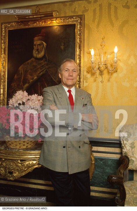 Caption: Nome: .PRETRE GEORGES.Descrizione: .MUSICA CLASSICA DIRETTORE DORCHESTRA.Credit: ©Graziano Arici/Rosebud2 / Costo: .A.Nazione: .FRANCIA.Cittˆ: ..Data: .1994