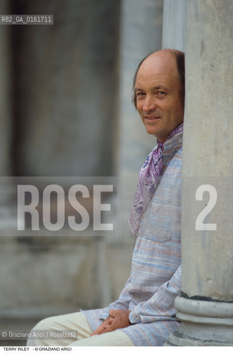 Caption: Nome: .RILEY TERRY.Descrizione: .MUSICA CLASSICA COMPOSITORE CONTEMPORANEO.Credit: ©Graziano Arici/Rosebud2 / Costo: .A.Nazione: .USA.Cittˆ: ..Data: .1995