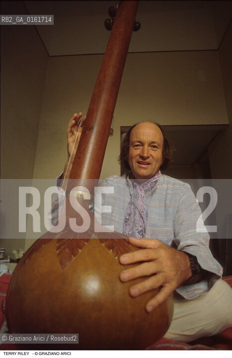 Caption: Nome: .RILEY TERRY.Descrizione: .MUSICA CLASSICA COMPOSITORE CONTEMPORANEO/CON SITAR.Credit: ©Graziano Arici/Rosebud2 / Costo: .A.Nazione: .USA.Cittˆ: ..Data: .1995