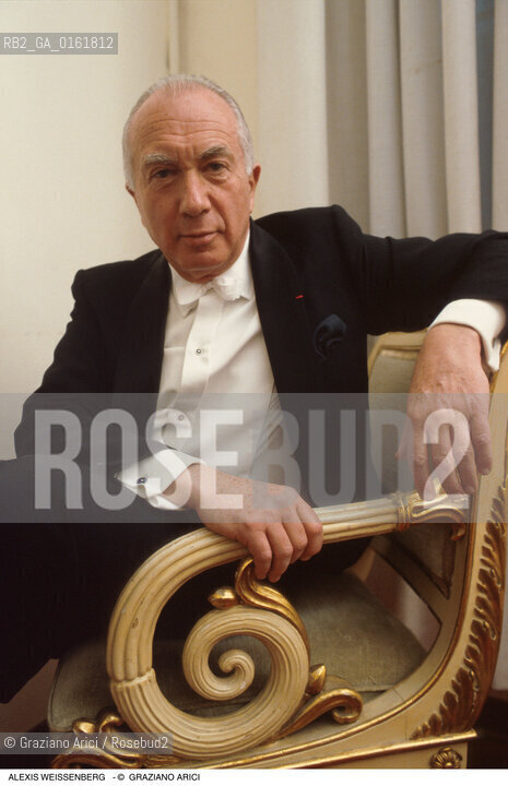 Caption: Nome: .WEISSENBERG ALEXIS.Descrizione: .MUSICA CLASSICA DIRETTORE DORCHESTRA.Credit: ©Graziano Arici/Rosebud2 / Costo: .A.Nazione: ..Cittˆ: ..Data: .1994