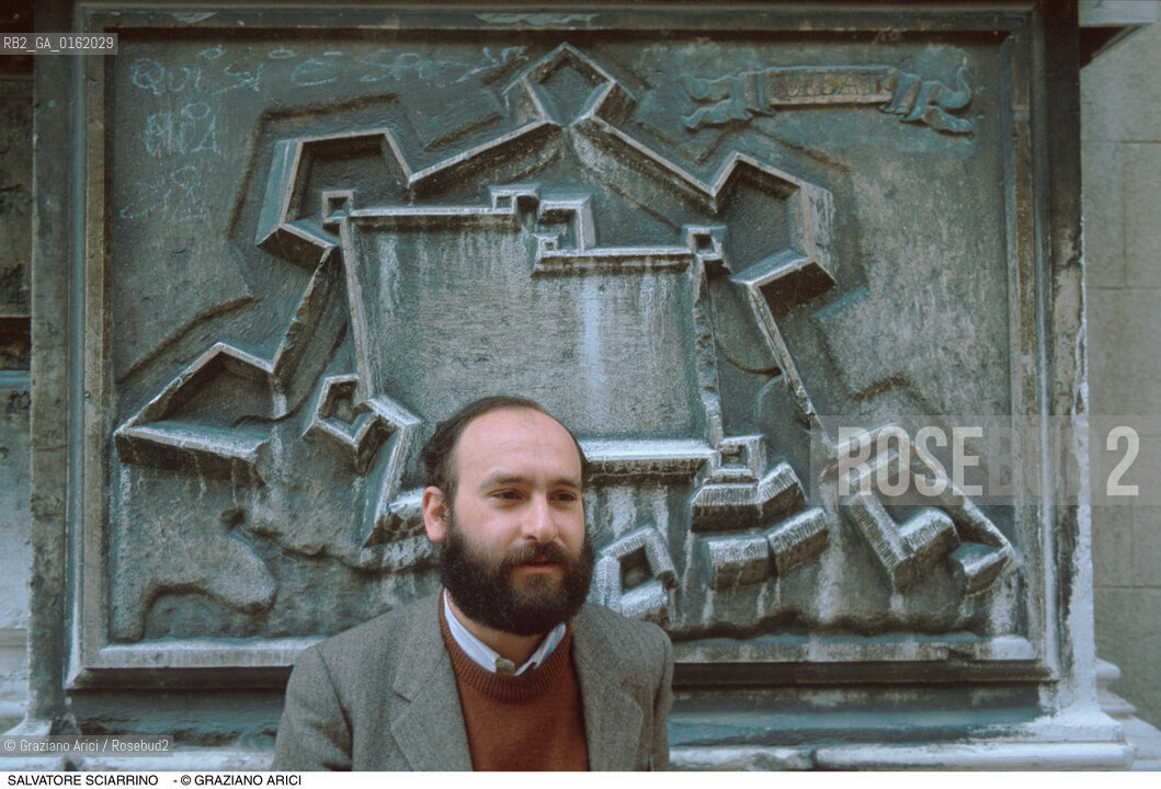Caption: Nome: .SCIARRINO SALVATORE.Descrizione: .MUSICA CLASSICA COMPOSITORE CONTEMPORANEO/.Credit: ©Graziano Arici/Rosebud2 / Costo: .A.Nazione: .ITALIA.Cittˆ: ..Data: .1994