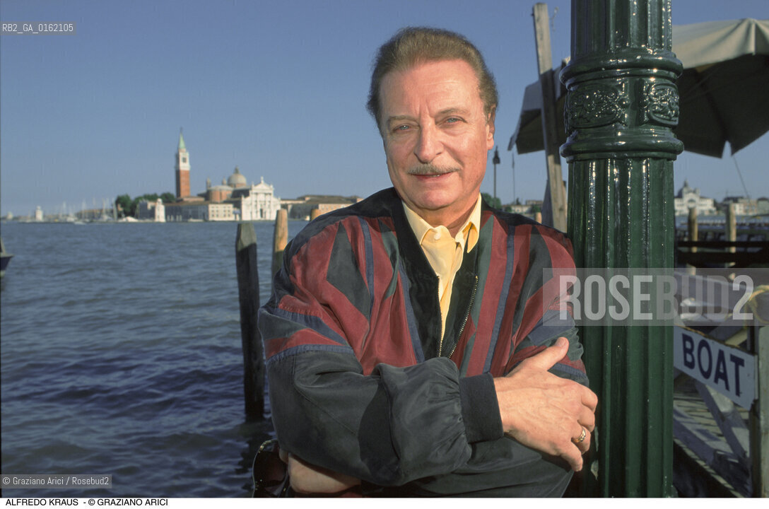 Caption: Nome: .KRAUS ALFREDO.Descrizione: .MUSICA CLASSICA CANTANTE LIRICO TENORE/A VENEZIA.Credit: ©Graziano Arici/Rosebud2 / Costo: .A.Nazione: .SPAGNA.Cittˆ: .VENEZIA.Data: .1996