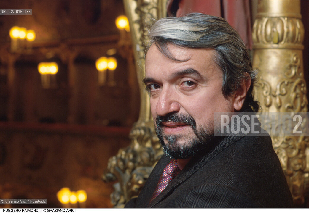 Caption: Nome: .RAIMONDI RUGGERO.Descrizione: .MUSICA CLASSICA CANTANTE LIRICO BASSO-BARITONO/NEL GRAN TEATRO LA FENICE.Credit: ©Graziano Arici/Rosebud2 / Costo: .A.Nazione: .ITALIA.Cittˆ: ..Data: .1994