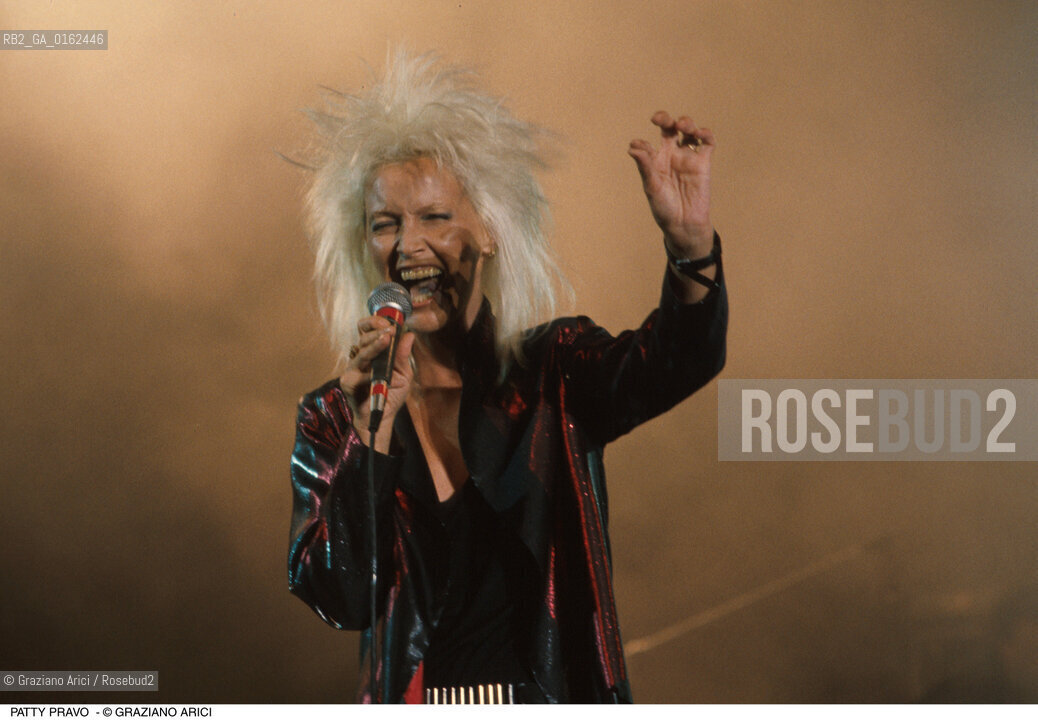Caption: Nome: .PRAVO PATTY.Descrizione: .alias NICOLETTA STRAMBELLI/MUSICA POP CANTANTE.Credit: ©Graziano Arici/Rosebud2 / Costo: .A.Nazione: .ITALIA.Cittˆ: ..Data: .1988