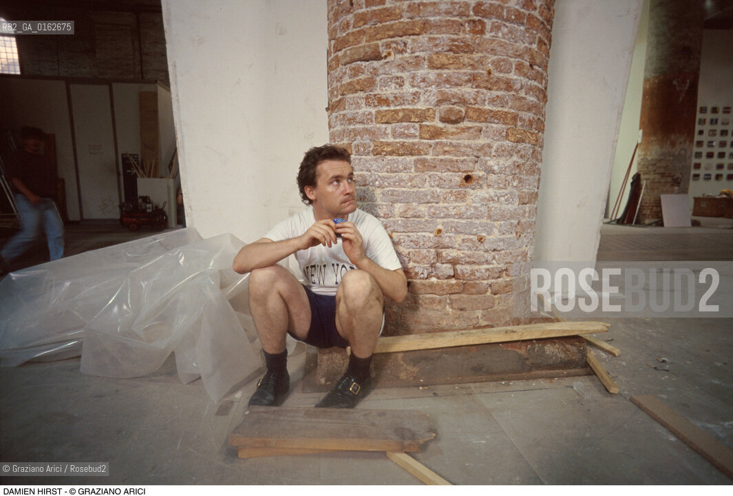 Caption: Nome: .HIRST DAMIEN.Descrizione: .ARTE BIENNALE.Credit: ©Graziano Arici/Rosebud2 / Costo: .A.Nazione: .USA.Cittˆ: ..Data: .1993