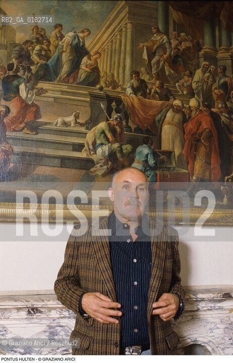 Caption: Nome: .HULTEN PONTUS.Descrizione: .ARTE DIRETTORE MUSEO CRITICO.Credit: ©Graziano Arici/Rosebud2 / Costo: .A.Nazione: .FRANCIA.Cittˆ: ..Data: .1988