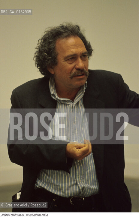 Caption: Nome: .KOUNELLIS JANNIS.Descrizione: .ARTE POVERA.Credit: ©Graziano Arici/Rosebud2 / Costo: .A.Nazione: .ITALIA/GRECIA.Cittˆ: ..Data: .1993