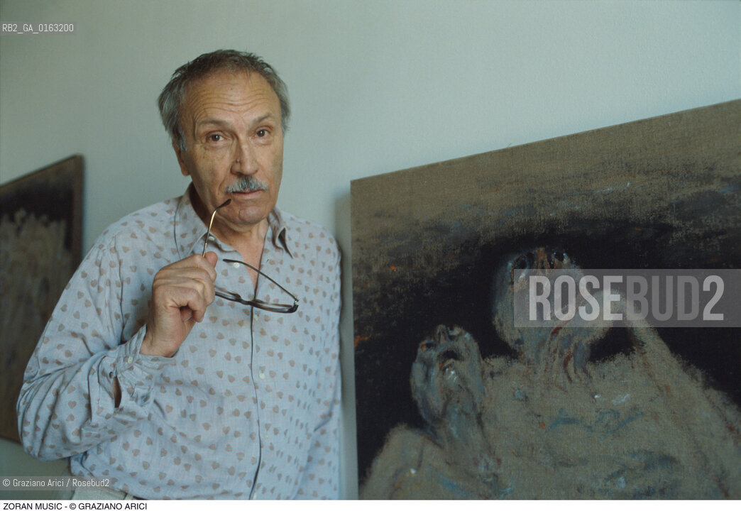 Caption: Nome: .MUSIC ZORAN.Descrizione: .ARTE PITTORE.Credit: ©Graziano Arici/Rosebud2 / Costo: .A.Nazione: .ITALIA.Cittˆ: ..Data: .1984