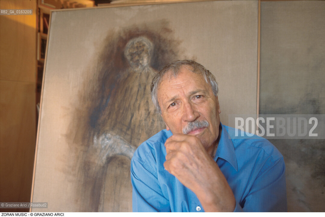Caption: Nome: .MUSIC ZORAN.Descrizione: .ARTE PITTORE STUDIO.Credit: ©Graziano Arici/Rosebud2 / Costo: .A.Nazione: .ITALIA.Cittˆ: ..Data: .1995