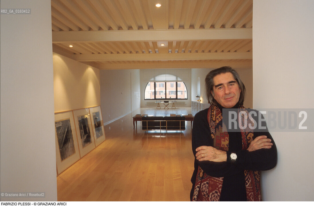 Caption: Nome: .PLESSI FABRIZIO.Descrizione: .ARTE VIDEO  STUDIO.Credit: ©Graziano Arici/Rosebud2 / Costo: .A.Nazione: .ITALIA.Cittˆ: ..Data: .1995