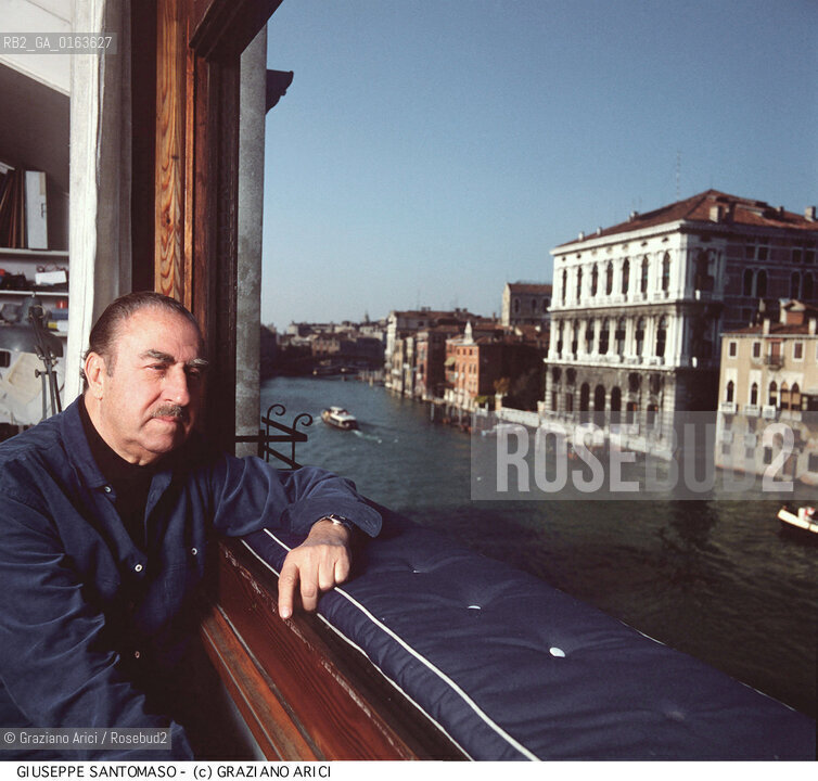 Nome: .SANTOMASO GIUSEPPE.Descrizione: .ARTE PITTORE NEL SUO STUDIO / A VENEZIA.Credit: ©Graziano Arici/Rosebud2 / Costo: .A.Nazione: .ITALIA.Cittˆ: .VENEZIA.Data: .1982.