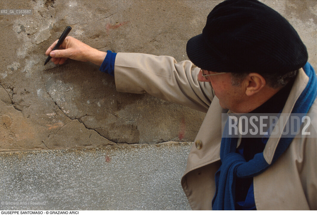 Caption: Nome: .SANTOMASO GIUSEPPE.Descrizione: .ARTE PITTORE / A VENEZIA.Credit: ©Graziano Arici/Rosebud2 / Costo: .A.Nazione: .ITALIA.Cittˆ: ..Data: .1980