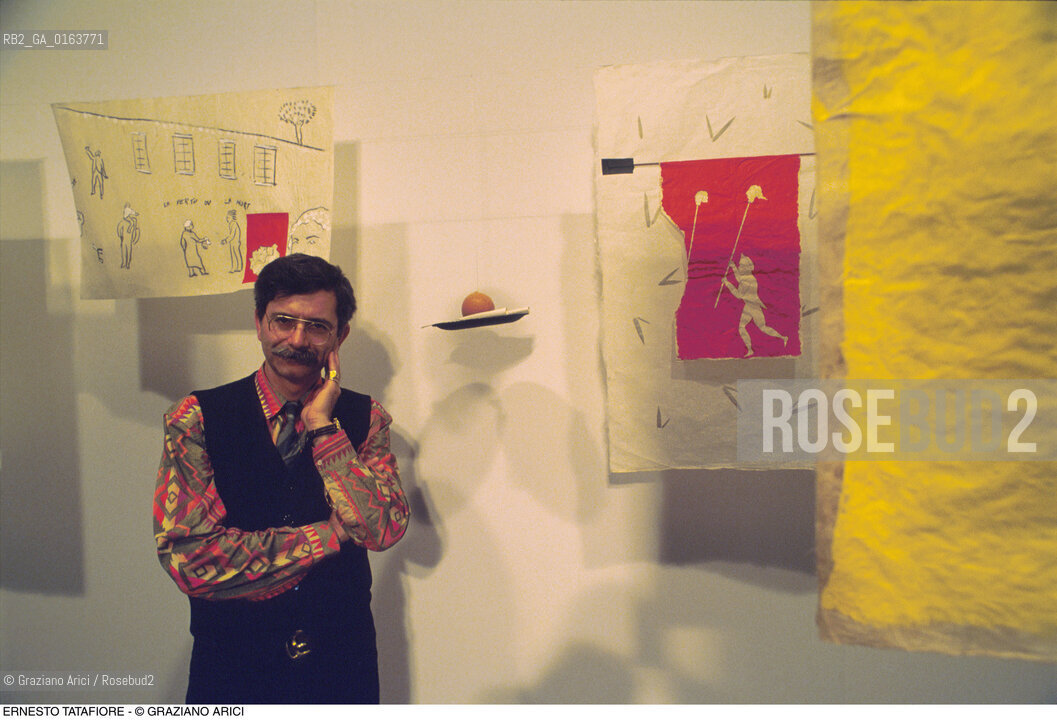Caption: Nome: .TATAFIORE ERNESTO.Descrizione: .ARTE BIENNALE.Credit: ©Graziano Arici/Rosebud2 / Costo: .A.Nazione: .ITALIA.Cittˆ: ..Data: .1986