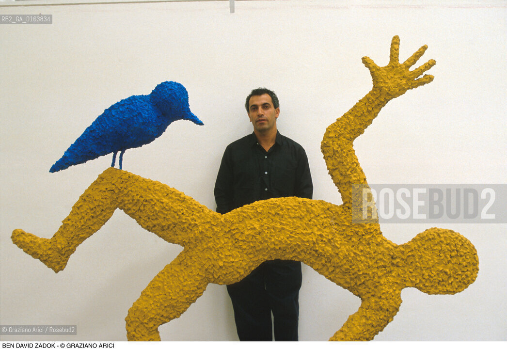 Caption: Nome: .ZADOK BEN DAVID.Descrizione: .ARTE SCULTORE BIENNALE.Credit: ©Graziano Arici/Rosebud2 / Costo: .A.Nazione: .ISRAELE.Cittˆ: ..Data:.1988