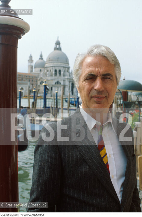 Caption: Nome: .MUNARI CLETO.Descrizione: .ARCHITETTURA ARCHITETTO DESIGNER/A VENEZIA.Credit: ©Graziano Arici/Rosebud2 / Costo: .A.Nazione: .ITALIA.Cittˆ: ..Data: .1985