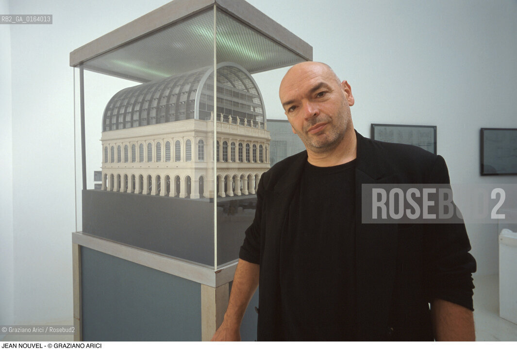 Caption: Nome: .NOUVEL JEAN.Descrizione: .ARCHITETTO/ALLA BIENNALE ARCHITETTURA/PLASTICO.Credit: ©Graziano Arici/Rosebud2 / Costo: .A.Nazione: .FRANCIA.Cittˆ: ..Data: .1996