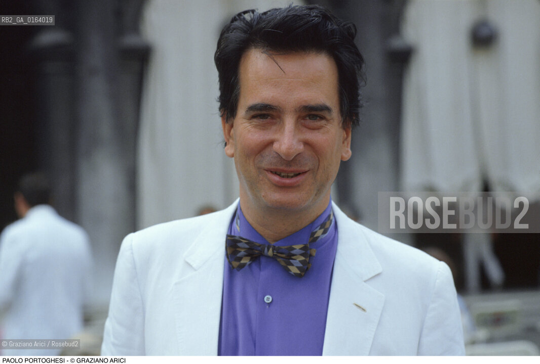 Caption: Nome: .PORTOGHESI PAOLO.Descrizione: .ARCHITETTURA ARCHITETTO.Credit: ©Graziano Arici/Rosebud2 / Costo: .A.Nazione: .ITALIA.Cittˆ: ..Data: .1985