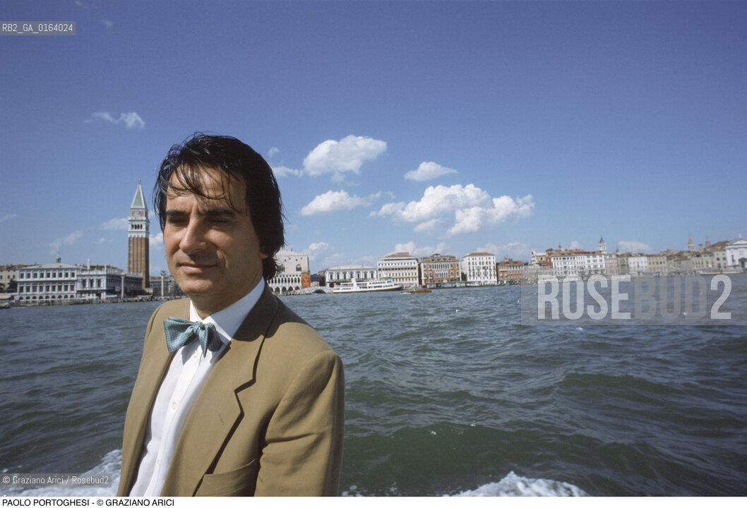Caption: Nome: .PORTOGHESI PAOLO.Descrizione: .ARCHITETTURA ARCHITETTO/A VENEZIA.Credit: ©Graziano Arici/Rosebud2 / Costo: .A.Nazione: .ITALIA.Cittˆ: ..Data: .1985