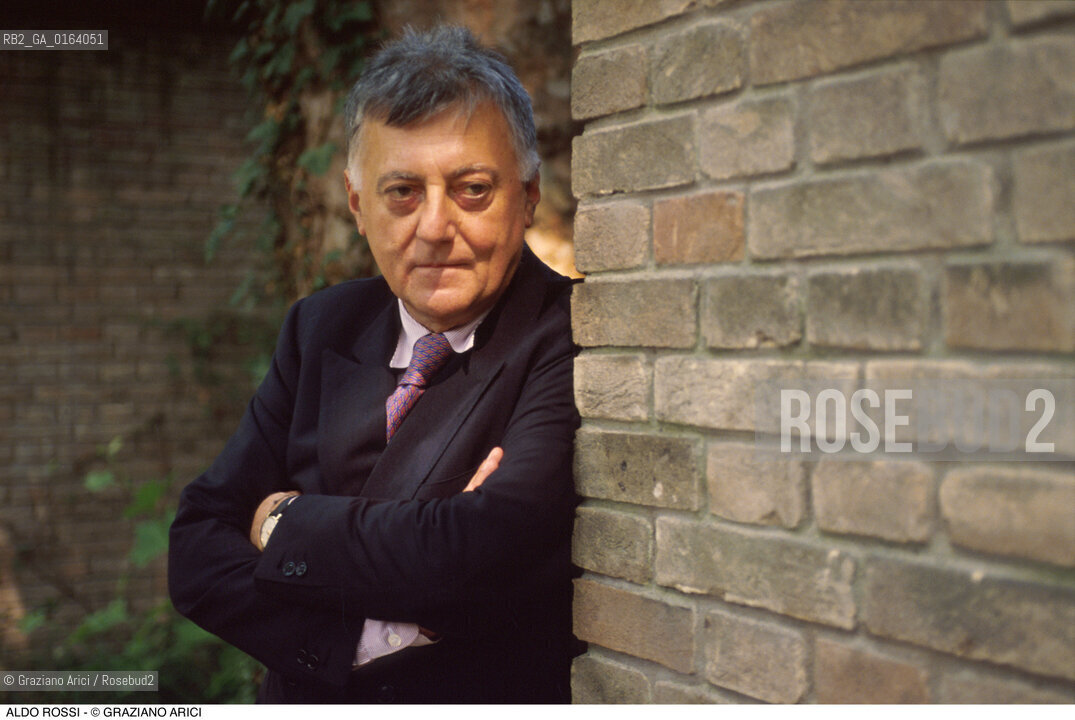 Caption: Nome: .ROSSI ALDO.Descrizione: .ARCHITETTURA ARCHITETTO.Credit: ©Graziano Arici/Rosebud2 / Costo: .A.Nazione: .ITALIA.Cittˆ: ..Data: .1992