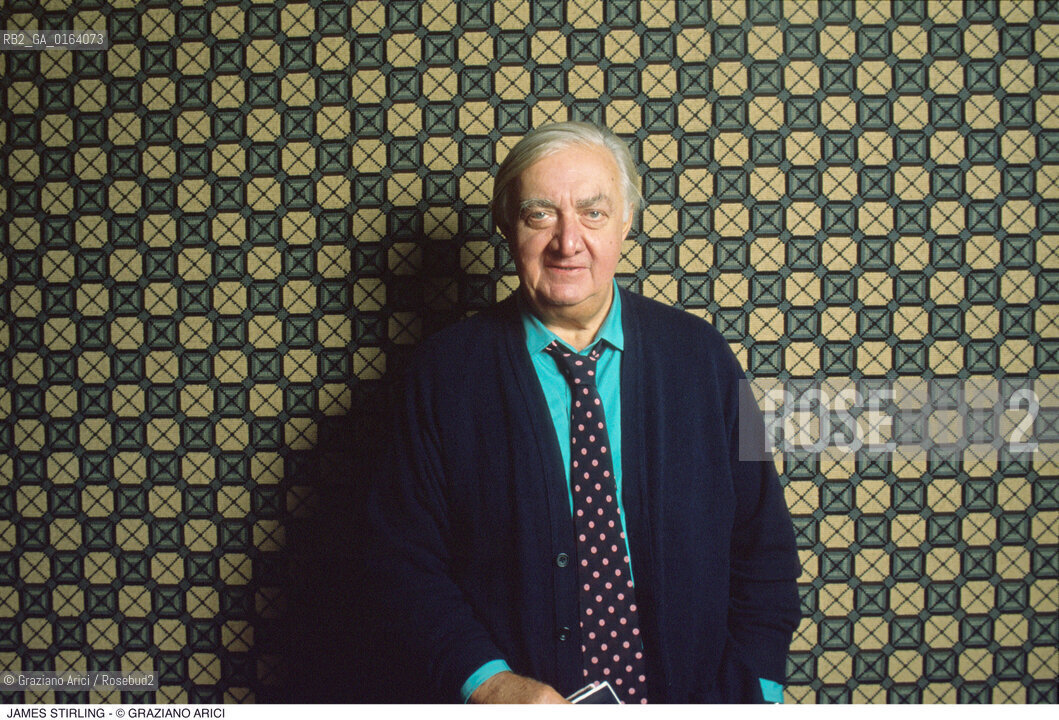 Caption: Nome: .STIRLING JAMES.Descrizione: .ARCHITETTURA ARCHITETTO.Credit: ©Graziano Arici/Rosebud2 / Costo: .A.Nazione: .GRAN BRETAGNA.Cittˆ: ..Data: .1992