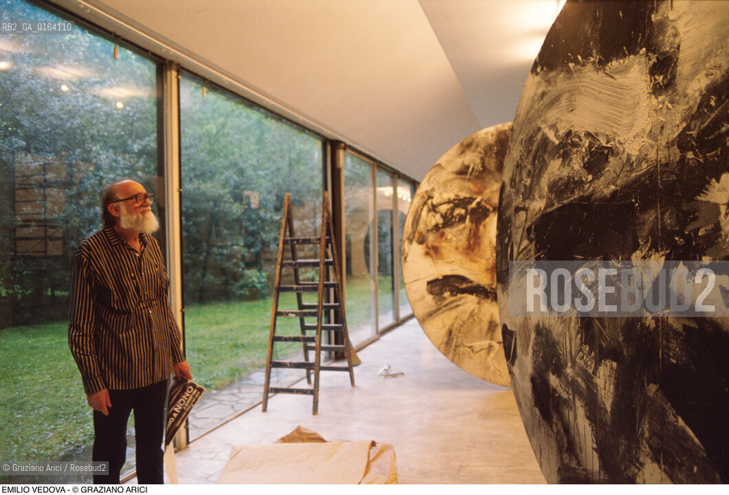 Caption: Nome: .VEDOVA EMILIO.Descrizione: .ARTE PITTORE /AL PAC.Credit: ©Graziano Arici/Rosebud2 / Costo: .A.Nazione: .ITALIA.Cittˆ: .MILANO.Data: .1991