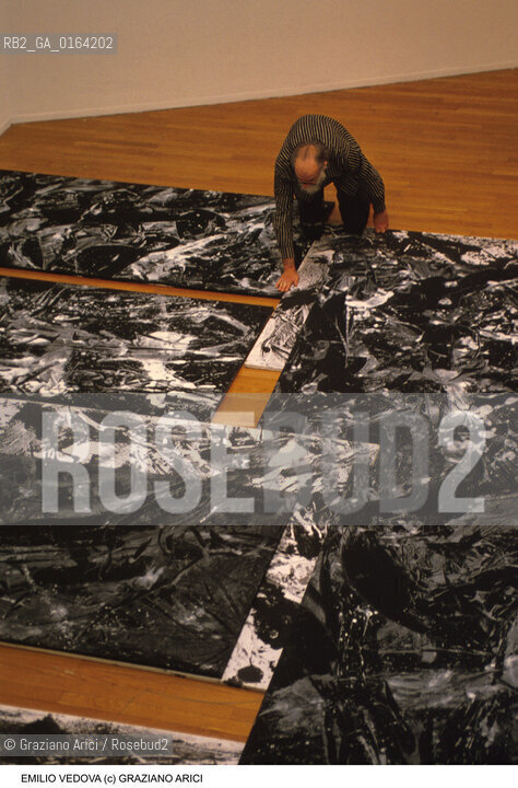 Nome: .VEDOVA EMILIO.Descrizione: .ARTE PITTORE /AL PAC.Credit: ©Graziano Arici/Rosebud2 / Costo: .A.Nazione: .ITALIA.Cittˆ: .MILANO.Data: .1991.