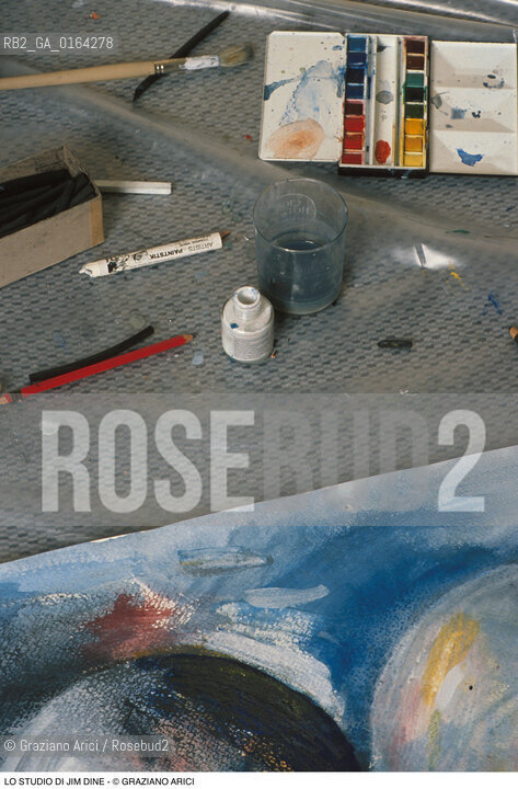 Nome: .DINE JIM.Descrizione: .ARTE STUDIO .Credit: ©Graziano Arici/Rosebud2 / Costo: .A.Nazione: .USA.Cittˆ: ..Data: .1985.
