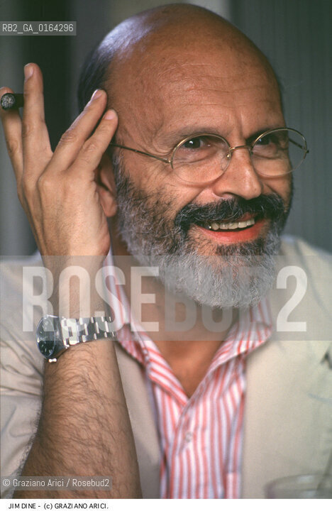 Nome: .DINE JIM.Descrizione: .ARTE PITTORE.Credit: ©Graziano Arici/Rosebud2 / Costo: .A.Nazione: .USA.Cittˆ: .VENEZIA.Data: .1988.