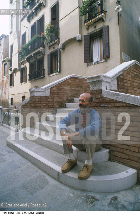 Nome: .DINE JIM.Descrizione: .ARTE PITTORE A VENEZIA.Credit: ©Graziano Arici/Rosebud2 / Costo: .A.Nazione: .USA.Cittˆ: .VENEZIA.Data: .1985.