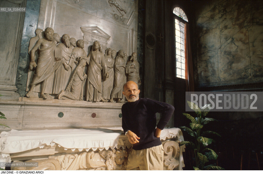 Nome: .DINE JIM.Descrizione: .ARTE PITTORE / LOMBARDO.Credit: ©Graziano Arici/Rosebud2 / Costo: .A.Nazione: .USA.Cittˆ: ..Data: .1985.