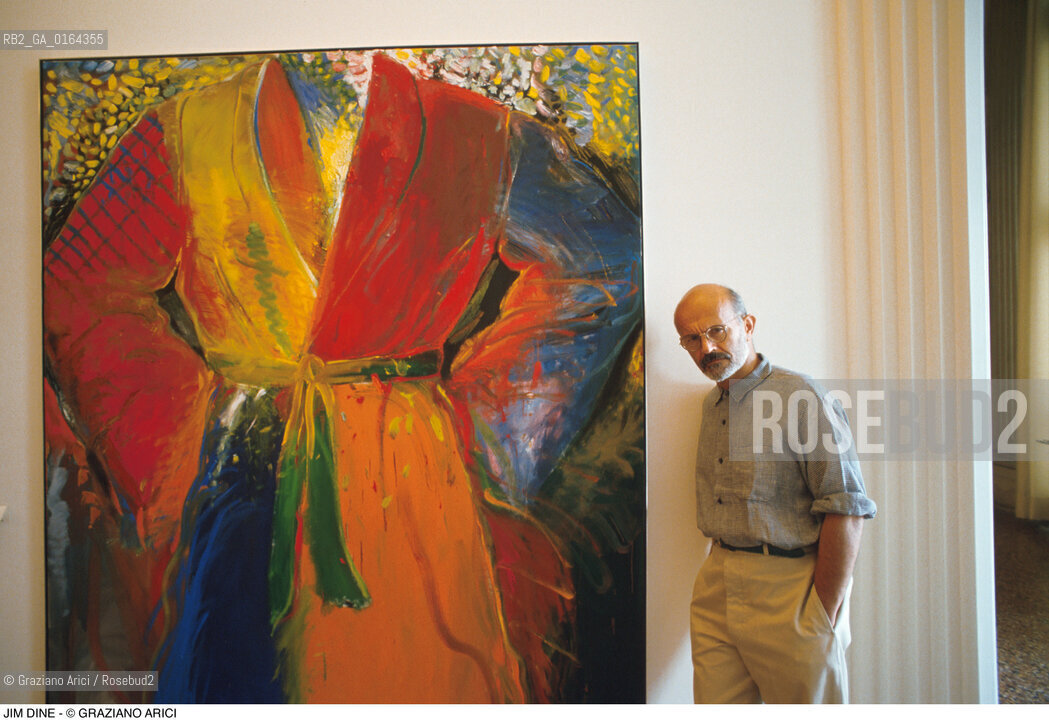 Nome: .DINE JIM.Descrizione: .ARTE PITTORE / MOSTRA DI JIM DINE A CA PESARO.Credit: ©Graziano Arici/Rosebud2 / Costo: .A.Nazione: .USA.Cittˆ: ..Data: .1987.