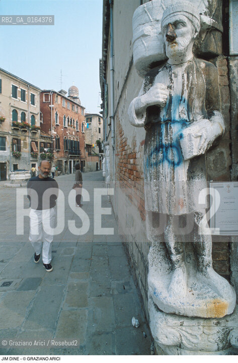Nome: .DINE JIM.Descrizione: .ARTE PITTORE A VENEZIA.Credit: ©Graziano Arici/Rosebud2 / Costo: .A.Nazione: .USA.Cittˆ: ..Data: .1988.