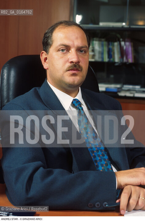 Caption: Nome: .STAR ANDREJ.Descrizione: .POLITICA POLITICO MINISTRO DELLINTERNO DELLA SLOVENIA.Credit: ©Graziano Arici/Rosebud2 / Costo: .A.Nazione: .SLOVENIA.Cittˆ: .LUBIANA.Data: .1995