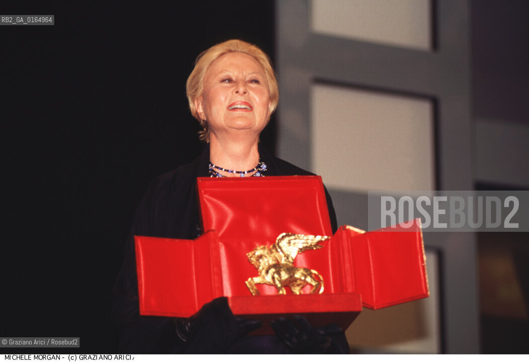 Nome:.MORGAN MICHELE.Descrizione:.CINEMA ATTRICE / CON IL PREMIO LEONE DORO ALLA CARRIERA ALLA MOSTRA DEL CINEMA.CINEMA ACTRESS / WITH THE AWARD GOLDEN LION TO THE CAREER AT THE {VENICE} FILM FESTIVAL.Credit:.Graziano Arici/Rosebud2/.Costo:.A.Nazione:.FRANCIA.FRANCE.Cittˆ:.VENEZIA.VENICE.Data:.1996.
