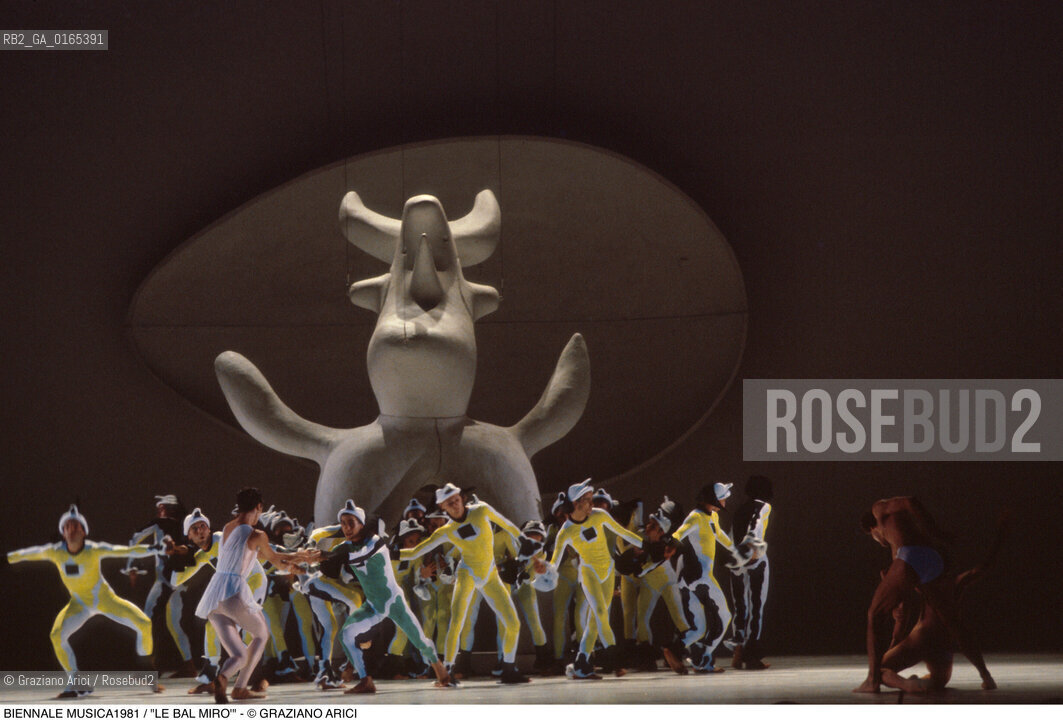 Nome: .BIENNALE MUSICA 1981.Descrizione: .DANZA BALLETTO LE BAL MIRO.Credit: ©Graziano Arici/Rosebud2 .Nazione: ..Cittˆ: ..Data: .1981