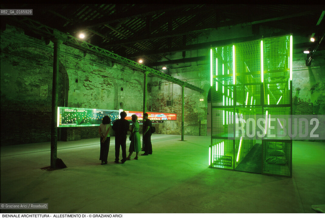 Caption: Nome: .7¡ BIENNALE ARCHITETTURA 2000 - CITTA: LESS AESTHETICS, MORE ETHICS .Descrizione: .ARSENALE.Credit: ©Graziano Arici/Rosebud2 .Nazione: ..Cittˆ: ..Data: .2000