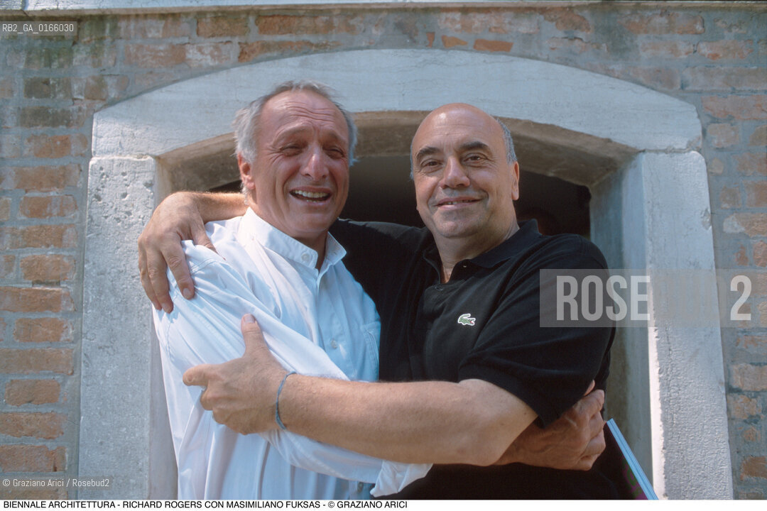 Caption: Nome: .7¡ BIENNALE ARCHITETTURA 2000 - CITTA: LESS AESTHETICS, MORE ETHICS .Descrizione: .RICHARD ROGERS ARCHITETTO.Credit: ©Graziano Arici/Rosebud2 .Nazione: ..Cittˆ: ..Data: .2000