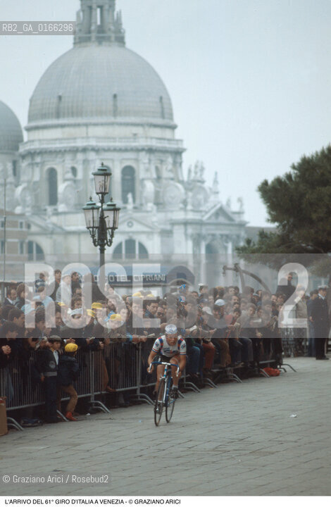 Nome: .61¡ GIRO DITALIA.Descrizione: .SPORT CICLISMO COMPETIZIONE GARA PUBBLICO .Credit: ©Graziano Arici/Rosebud2 Costo: ..Nazione: .ITALIA.Cittˆ: .VENEZIA.Data: .1979..