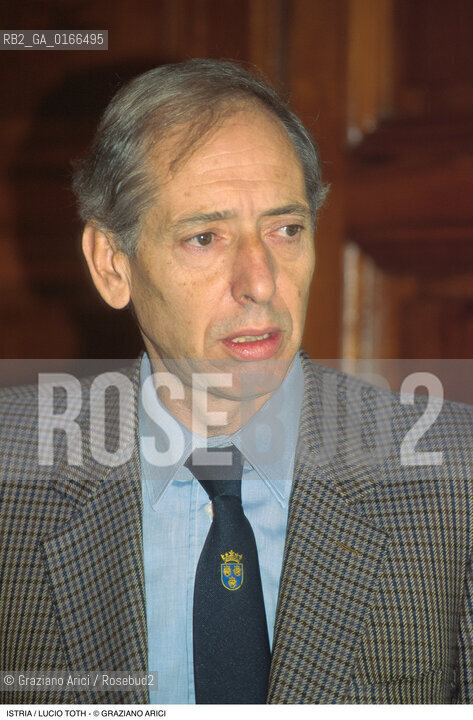 Nome: .REGIONE ISTRIA.Descrizione: .POLITICA / LUCIO TOTH.Credit: ©Graziano Arici/Rosebud2 / Costo: .A.Nazione: ..Cittˆ: .POLA.Data: .1995
