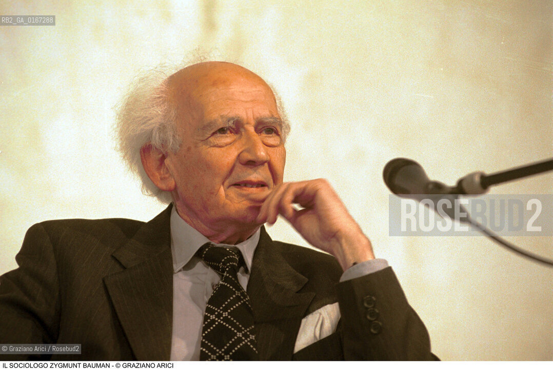 SOCIOLOGIA 2000 / IL SOCIOLOGO ZYGMUNT BAUMAN (GERMANIA) - ©Graziano Arici/Rosebud2
