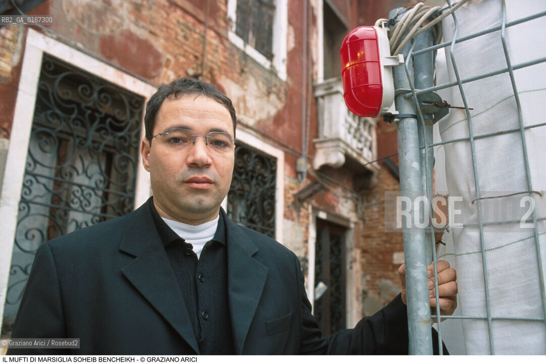 RELIGIONE ISLAMICA / IL MUFTI DI MARSIGLIA SOHEIB BENCHEIKH (ALGERIA) / A VENEZIA - ©Graziano Arici/Rosebud2