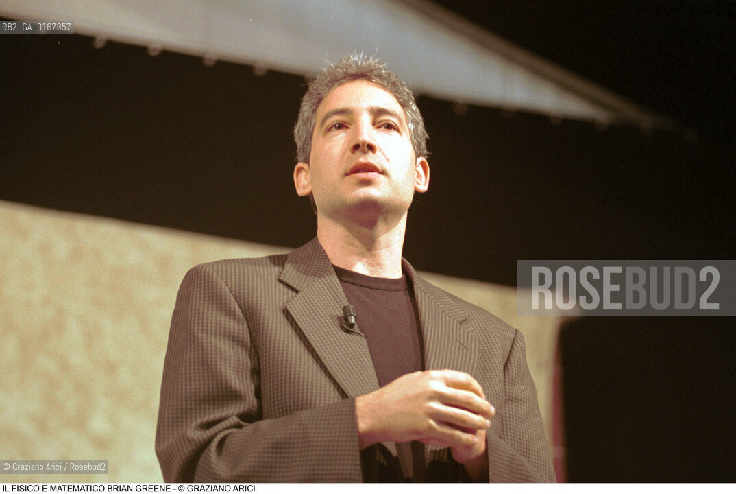 FONDAMENTA 5/8 OTTOBRE 2000: GLOBO CONTESO - SCIENZA FISICA MATEMATICA / IL FISICO E MATEMATICO BRIAN GREENE (USA) - ©Graziano Arici/Rosebud2