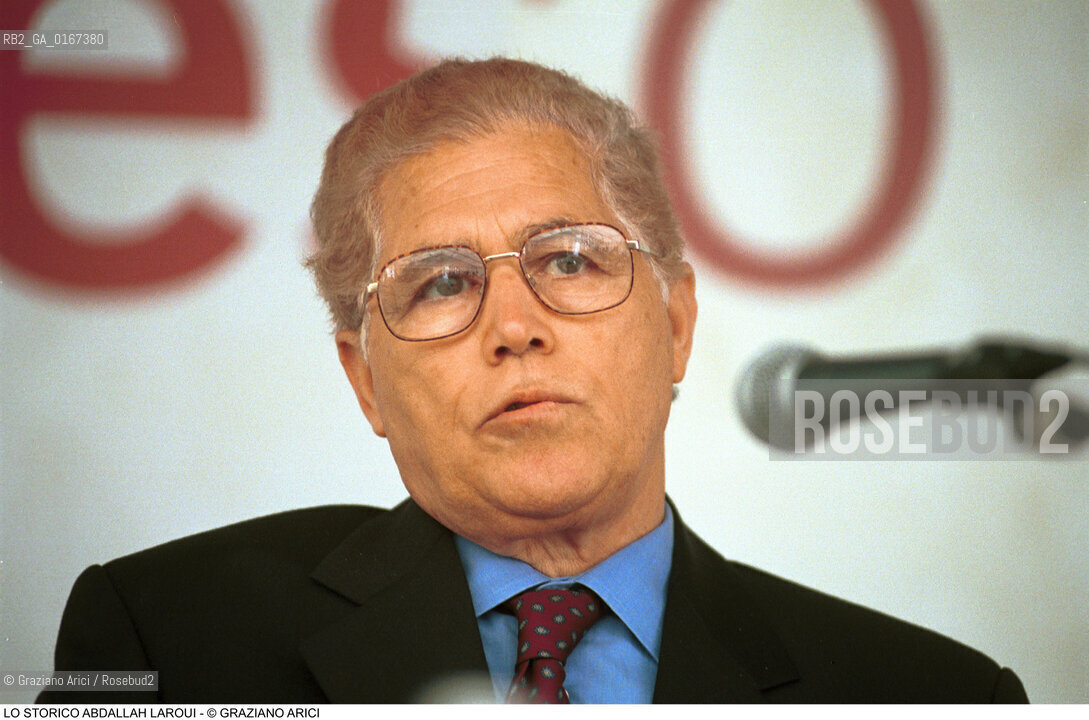 FONDAMENTA 5/8 OTTOBRE 2000: GLOBO CONTESO - STORIA ISLAM / LO STORICO ABDALLAH LAROUI (MAROCCO) - ©Graziano Arici/Rosebud2 