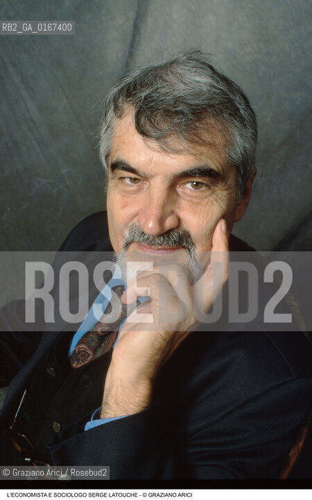 ECONOMIA SOCIOLOGIA 2000 / LECONOMISTA E SOCIOLOGO SERGE LATOUCHE (FRANCIA) - ©Graziano Arici/Rosebud2 