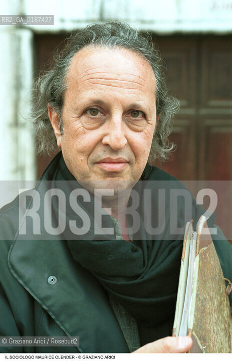 SOCIOLOGIA RELIGIONE SCIENZE UMANE / IL SOCIOLOGO MAURICE OLENDER (FRANCIA) - ©Graziano Arici/Rosebud2