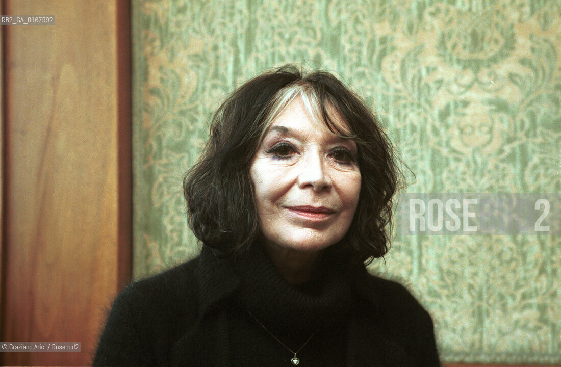 JULIETTE GRECO MUSICA POP  ESISTENZIALISMO CANTANTE ATTRICE FRANCIA - © 2000 Graziano Arici/Rosebud2