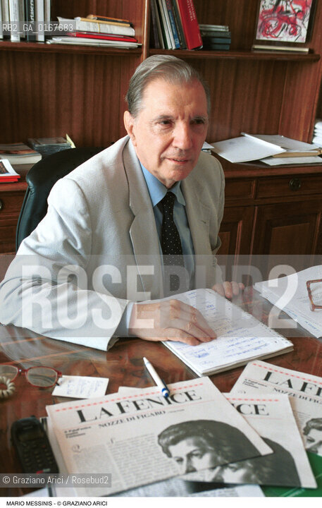 Nome: .MARIO MESSINIS.Descrizione: .MUSICA MUSICOLOGO CRITICO SOVRAINTENDENTE GRAN TEATRO LA FENICE.Credit: .Graziano Arici/Rosebud2/.Costo: .A.Nazione: .ITALIA.Cittˆ: ..Data: .2000