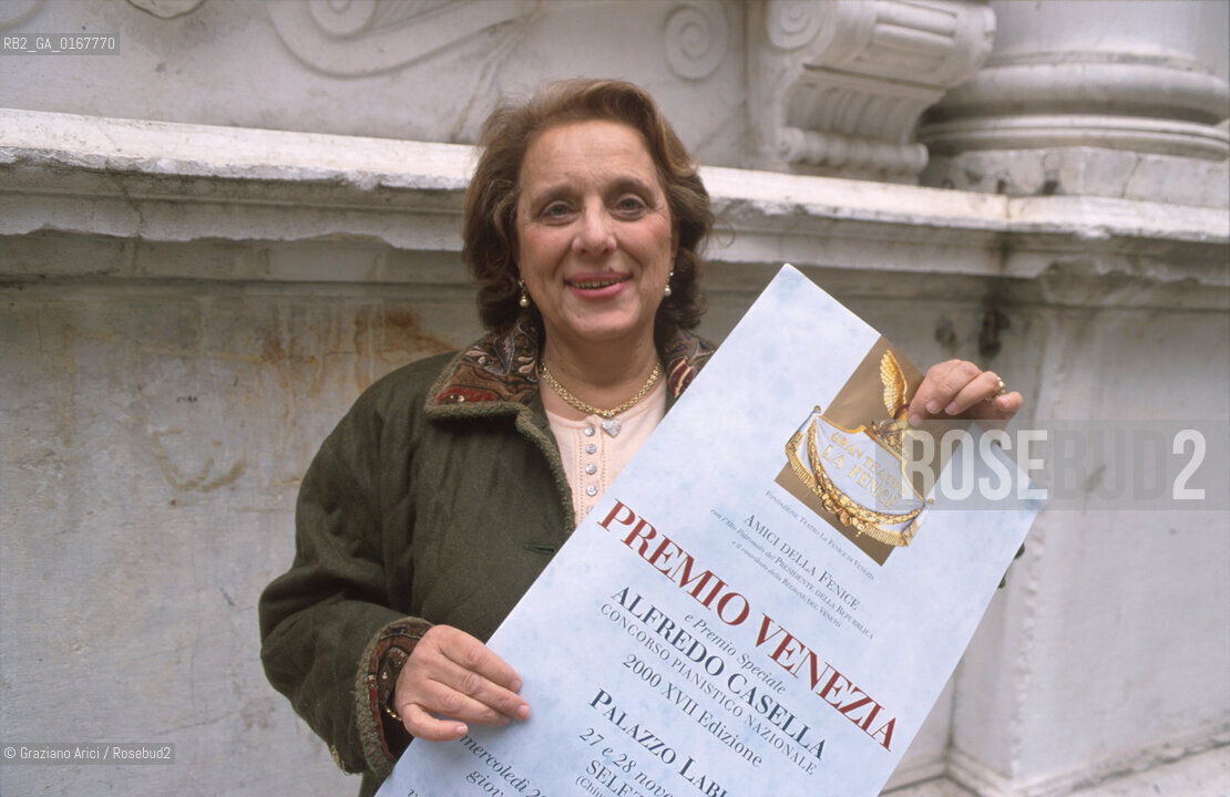 Nome: VALMARANA BARBARA, CONTESSA PRESIDENTE AMICI DELLA FENICE Nazione: ITALIA © 2000 Graziano Arici/Rosebud2