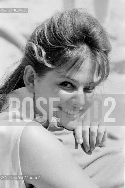 THE ACTRESS CLAUDIA CARDINALE  AT INTERNATIONAL FILM FESTIVAL    - 1960 - © ARCHIVIO Graziano Arici/Rosebud2  / ATTRICE / MOSTRA DEL CINEMA