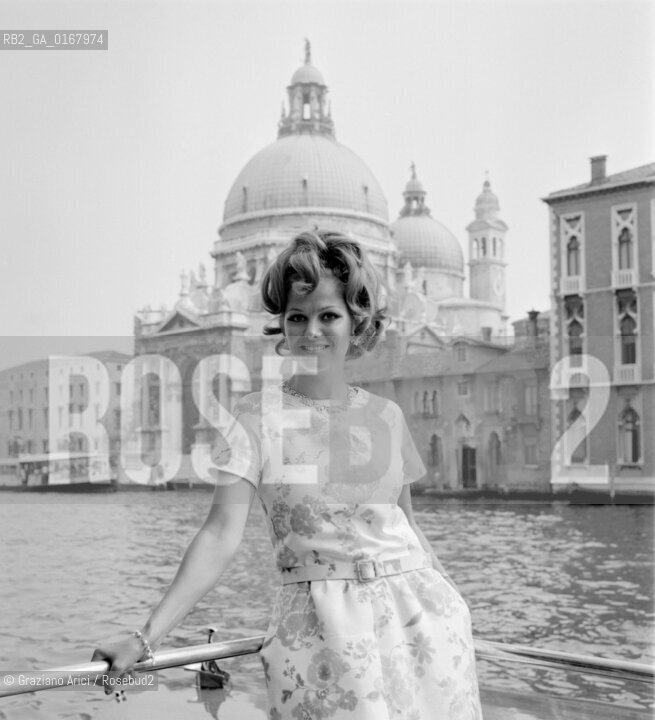 THE ACTRESS CLAUDIA CARDINALE IN VENICE - 1967 © ARCHIVIO Graziano Arici/Rosebud2  / CINEMA / ATTORE